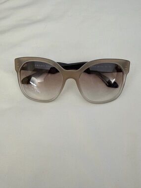 Prada Women’s Taupe Gradient Oversized Cat-Eye Sunglasses